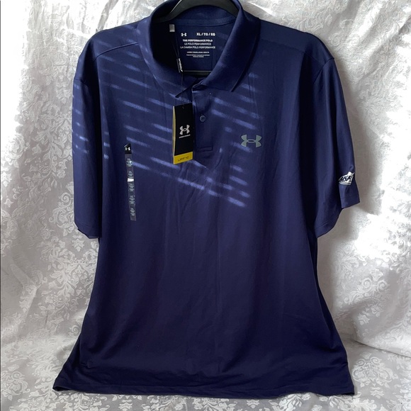 Under Armour Other - NWT Under Armour Men's Deep Blue Polo Shirt.  Size XL/TG